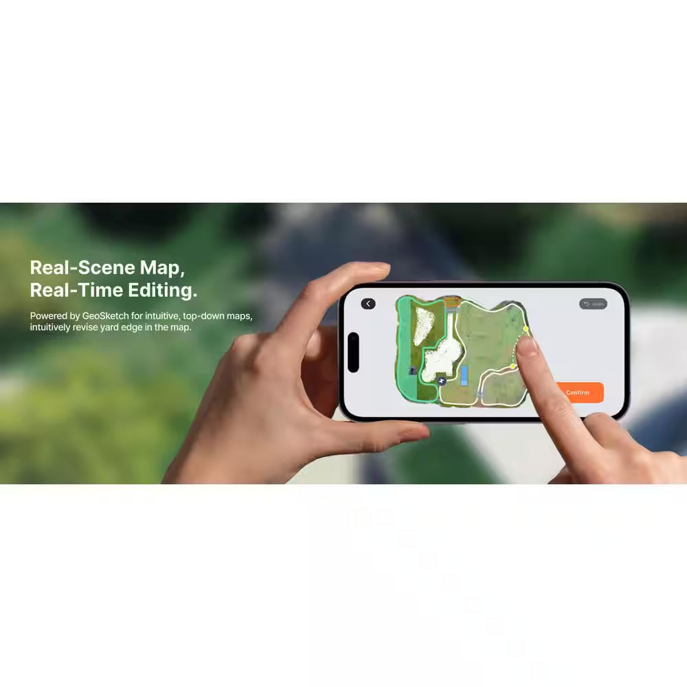 I215 8.6 In. Robot Lawn Mower (1/2 Acre) Lidar + Vision, Auto Mapping, App Control, Multi-Zone, AI Obstacle Avoidance