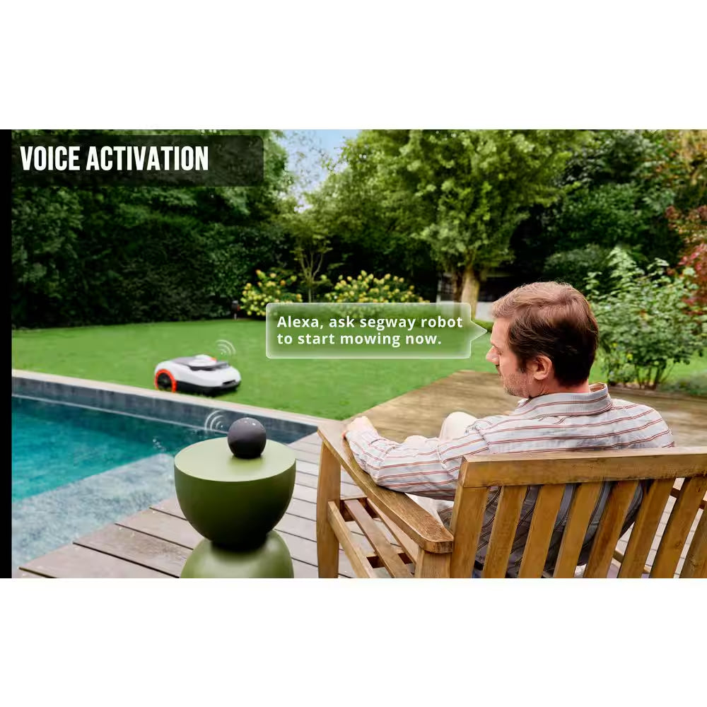 I215 8.6 In. Robot Lawn Mower (1/2 Acre) Lidar + Vision, Auto Mapping, App Control, Multi-Zone, AI Obstacle Avoidance