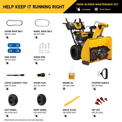 30 In. 357Cc 2X Fuel Injected (EFI) Two-Stage Electric Start Gas Snow Blower with Intellipower Tech and Heated Grips