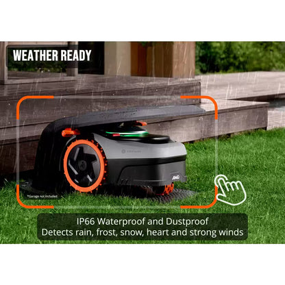 I215 8.6 In. Robot Lawn Mower (1/2 Acre) Lidar + Vision, Auto Mapping, App Control, Multi-Zone, AI Obstacle Avoidance